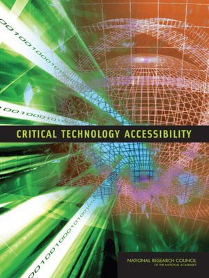 cover image of Critical Technology Accessibility